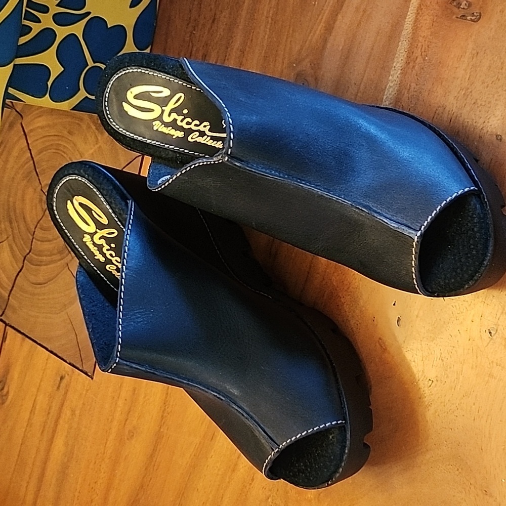 Sbicca Black Platform Sandal New